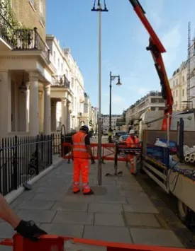 Drilling in Eaton Place
