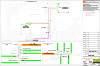 Diagram showing system installation